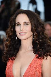 Andie MacDowell was snapped at the Cannes Film Festival 2015 Red Carpet Day 6