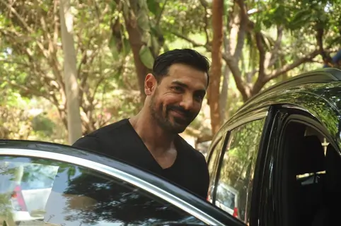 John Abraham Snapped With Nishikant Kamat