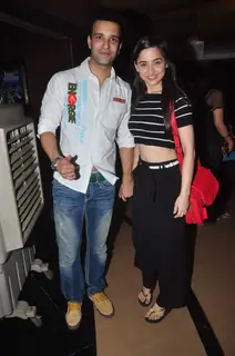 Sanjeed Shaikh and Aamir Ali at Screening of Tanu Weds Manu Returns