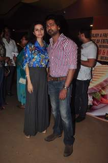 Nikhil Dwivedi and Gauri Pandit at Screening of Tanu Weds Manu Returns