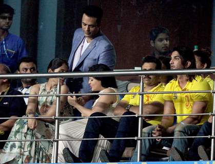 Sushant Singh Rajput Watches Dhoni Closely  at IPL Match for His Next Biopic On Dhoni
