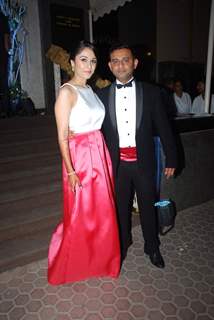 Vishal Mahadkar With His Wife.