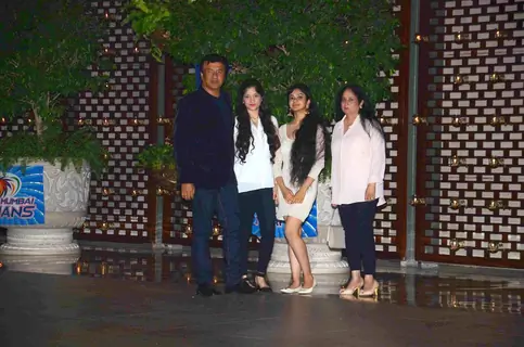 Anu Malik at Ambani's Bash for Mumbai Indians Win!