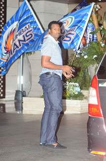 Kieron Pollard at Ambani's Bash for Mumbai Indians Win!