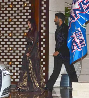 Aishwarya and Abhishek Bachchan at Ambani's Bash for Mumbai Indians Win!