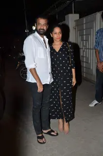 Masaba Gupta with his fiance at Tanu Weds Manu Returns Success Bash