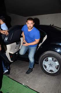 Aamir Khan at Special Screening of Dil Dhadakne Do