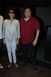 Neetu Singh and Rishi Kapoor at Special Screening of Dil Dhadakne Do