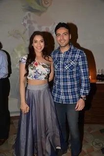 Rashmi Nigam and Ayaz Khan at Launch of 'Pizza Metro Pizza'
