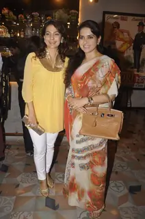 Juhi Chawla and Shaina NC at Launch of 'Pizza Metro Pizza'
