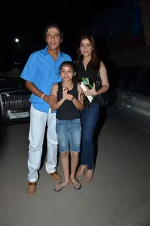 Chunky Pandey With His Family at Shiamak Davar show!