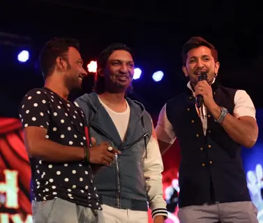 Terence Lewis interacts with the audience at the Launch of EBCD 2015