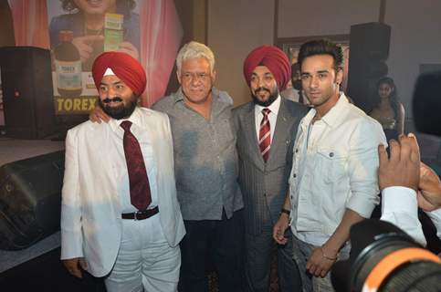 Om Puri and Pulkit Samrat at U-B Fair Cream Launch