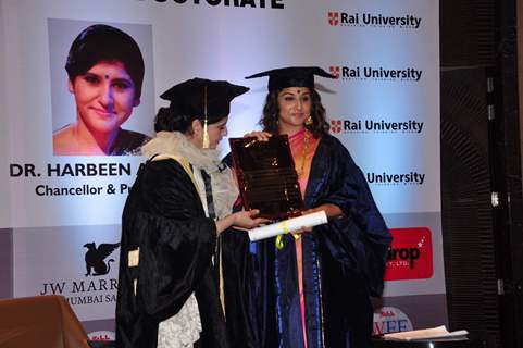 Vidya Balan Conferred with Degree of 'Doctor of Arts Honoris Causa&quot;
