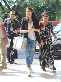 Anushka Sharma Snapped at Airport