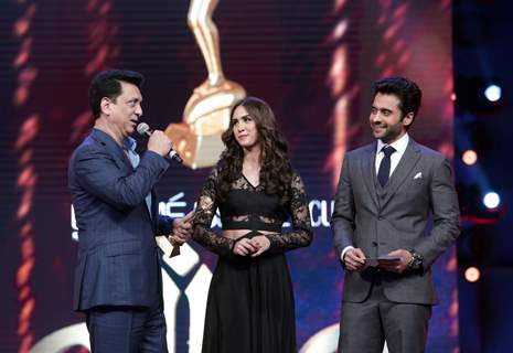 Jackky Bhagnani and Lauren Gottlieb at AIBA Awards