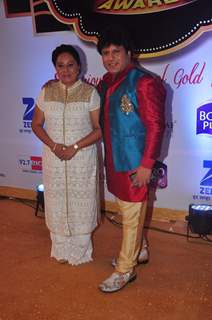 Neelu Vaghela and Arvind Kumar at Gold Awards
