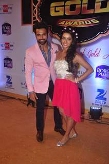 Rithvik Dhanjani and Asha Negi at Gold Awards