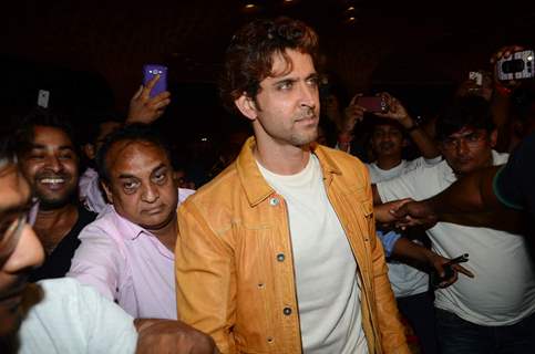 Hrithik Roshan was snapped at Airport while leaving for IIFA 2015