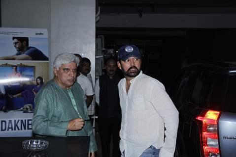 Javed Akhtar for Screening of Dil Dhadakne Do