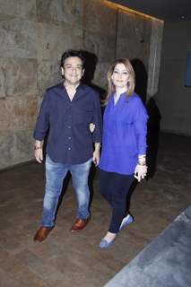 Adnan SAmi with His Wife at Screening of Dil Dhadakne Do