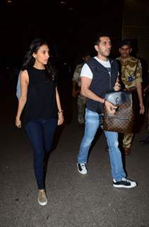 Ritesh Sidhwani With His Wife Leave for IIFA 2015