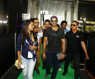 Farhan Akhtar Arrives at KL Airport