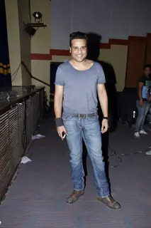 Krushna Abhishek poses for the media at Rahul Saxena's Dance Fest