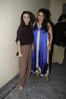 Madhurima Niigam and Sheeba Akashdeep pose at the Special Screening of Hamari Adhuri Kahani