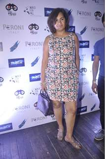Kitu Gidwani poses for the media at the Charity Sundowner hosted by Shahza Morani