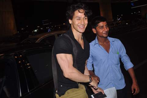 Tiger Shroff Leaves for IIFA 2015