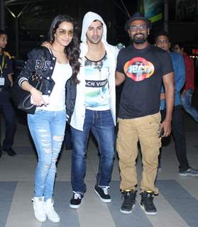 Remo Dsouza, Shraddha Kapoor and Varun Dhawan Snapped at Airport