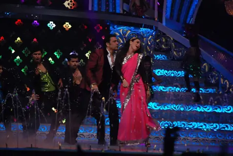 Karisma Kapoor and Govinda at ZEE DID Grand Finale