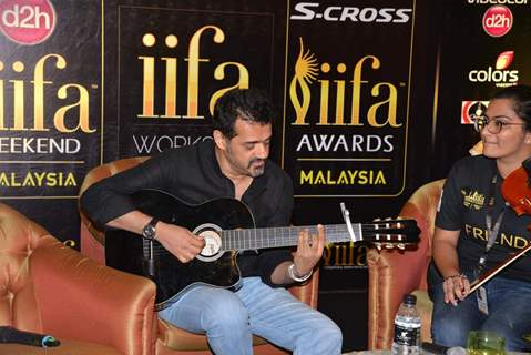 Ehsaan Noorani Snapped During a Music Workshop at IIFA 2015 Malaysia