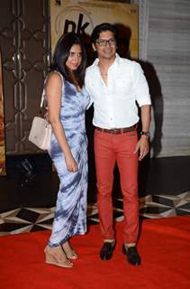 Shaan With His Wife at Success Bash of PK