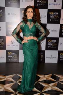 Lauren Gottlieb poses for the media at GQ India Best-Dressed Men in India 2015