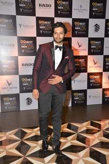 Ali Fazal poses for the media at GQ India Best-Dressed Men in India 2015