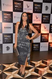 Shveta Salve poses for the media at GQ India Best-Dressed Men in India 2015