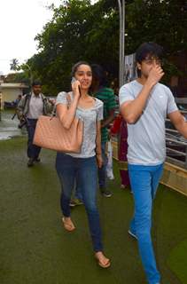Shraddha Kapoor Snapped With Her Brother in the City