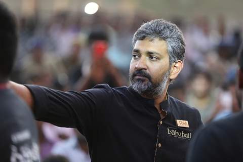 S S Rajamouli at Music Launch of Baahubali