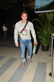 Sohail Khan Snapped at Airport