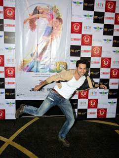 Varun Dances at Promotions of ABCD 2 in Delhi