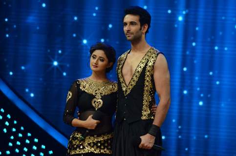 Nandish and Rashmi on Nach Baliye 7