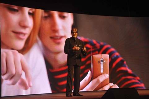 Amitabh Bachchan at Launch of LG Smartphone