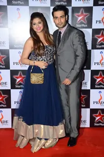 Vivian Dsena and Vahbbiz Dorabjee at Pride Awards