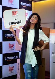 Shilpa Shetty at Press Conference of Amazon India and Best Deal Tv Tie-Up