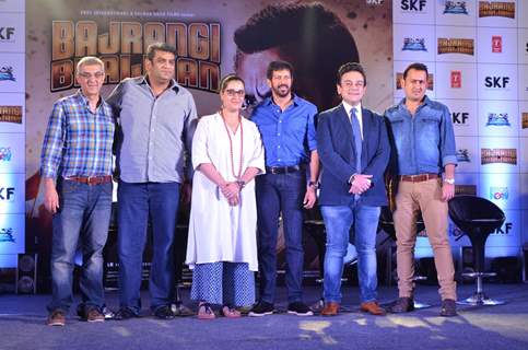 Kabir Khan and Adnan Sami at Song Launch of Bajrangi Bhaijaan