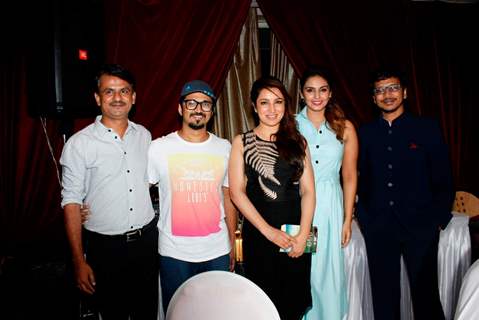 Tisca Chopra and Huma Qureshi at Music Launch of Marathi Movie 'Highway'