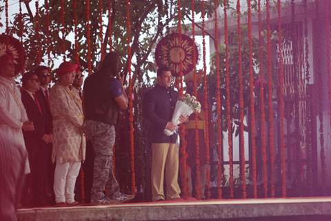 Salman Khan Snapped at Karjat During the Shoots of Prem Ratan Dhan Payo