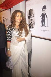 Vidya Balan at Charlie Chaplin Exhibition